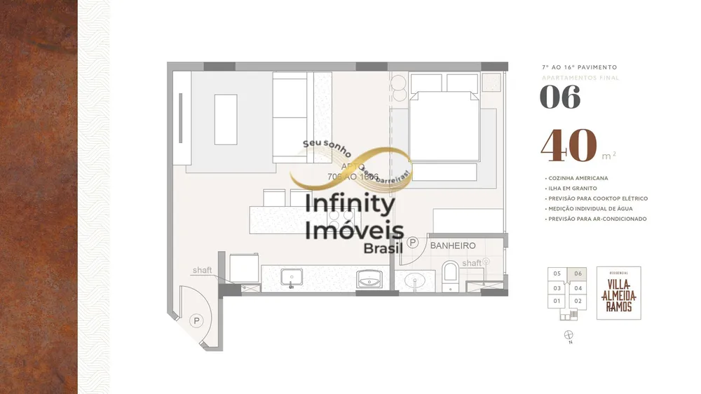 Apartamento, 1 quarto, 34 m² - Foto 4