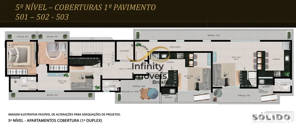 Apartamento, 2 quartos, 56 m² - Foto 2