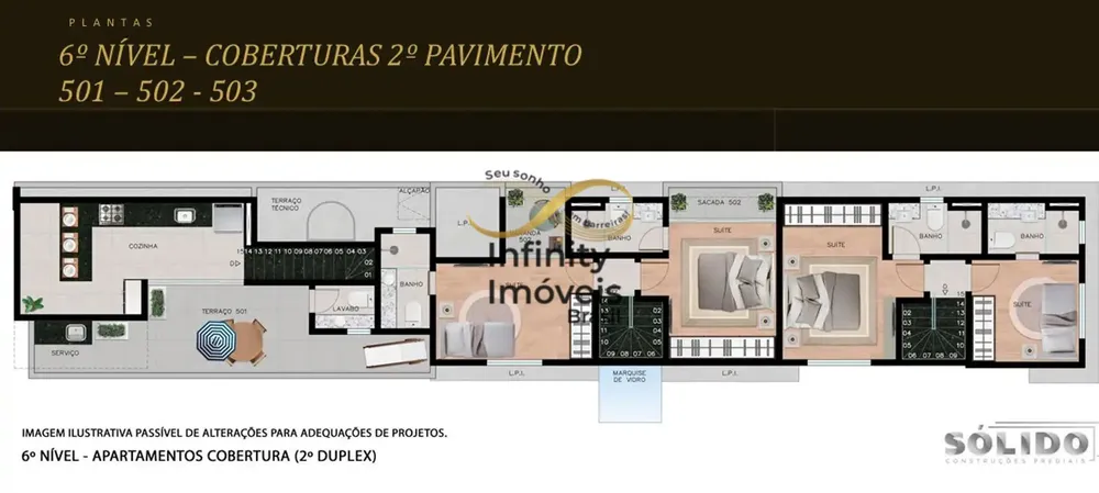 Apartamento, 2 quartos, 56 m² - Foto 3