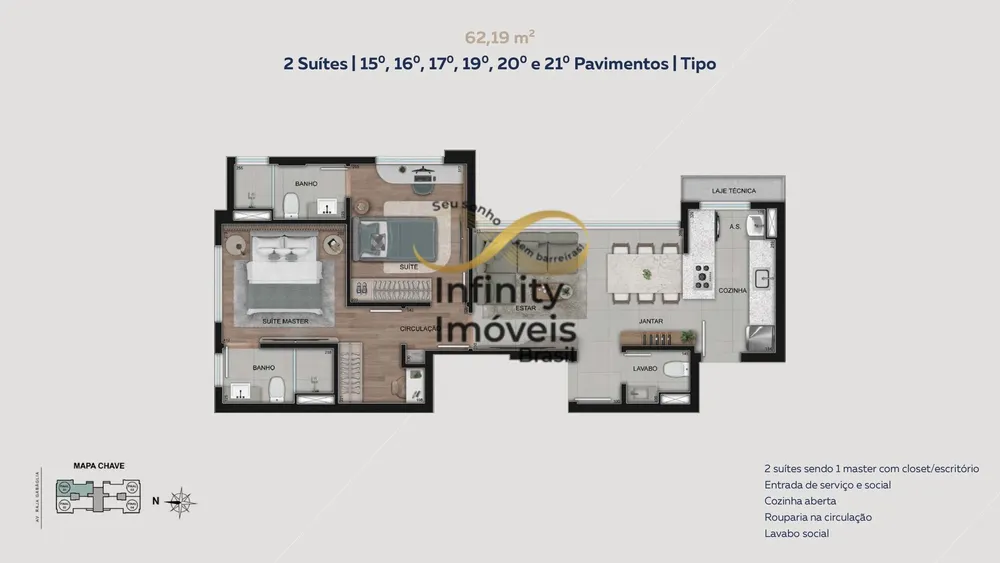 Apartamento, 3 quartos, 91 m² - Foto 4