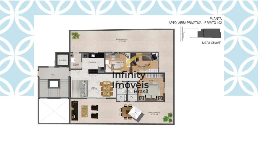 Apartamento, 3 quartos, 72 m² - Foto 1