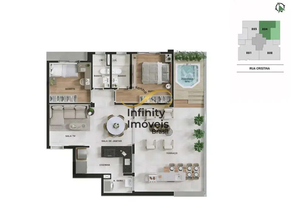 Apartamento, 2 quartos, 65 m² - Foto 4