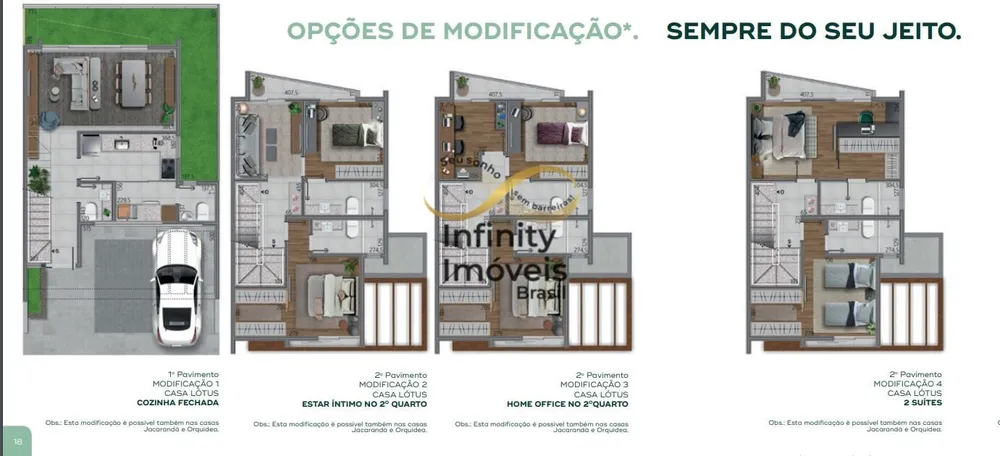 Casa de Condomínio, 3 quartos - Foto 3
