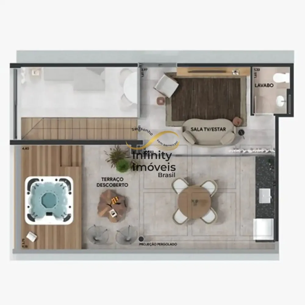 Cobertura, 2 quartos, 13 m² - Foto 4