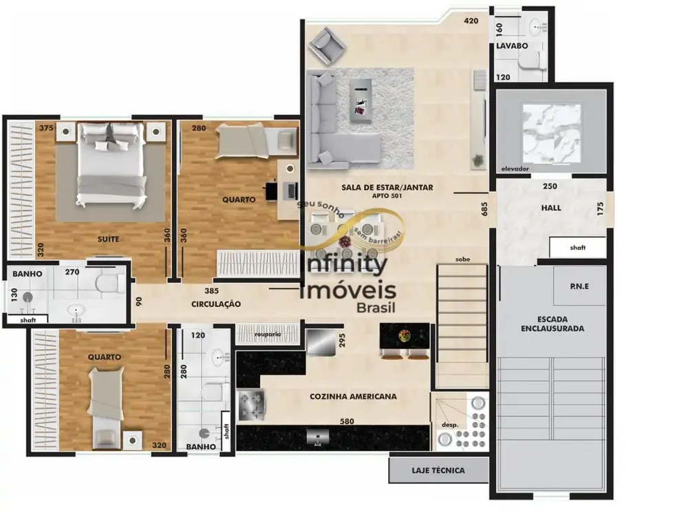 Apartamento, 3 quartos, 183 m² - Foto 3