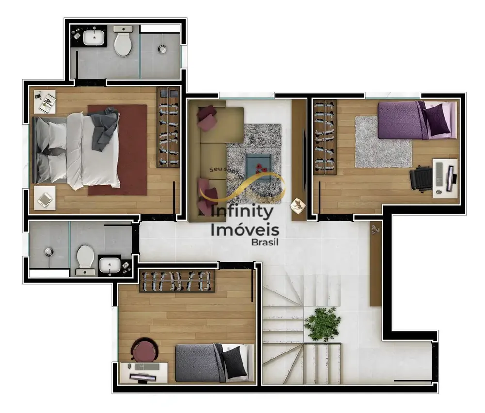 Cobertura, 3 quartos, 120 m² - Foto 1