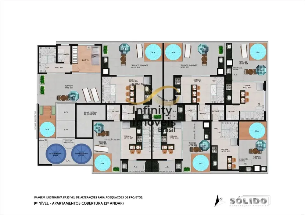 Cobertura, 1 quarto, 74 m² - Foto 3