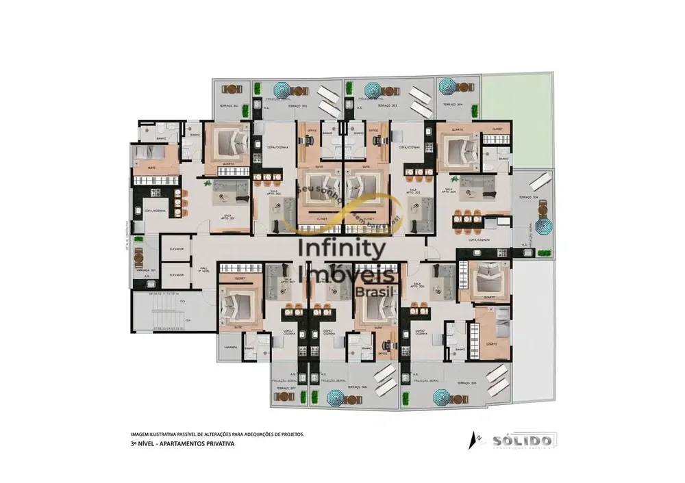 Cobertura, 1 quarto, 74 m² - Foto 4