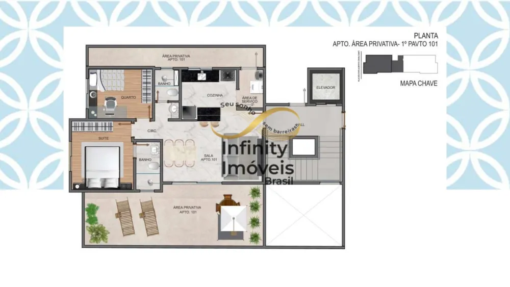 Cobertura, 4 quartos, 144 m² - Foto 2