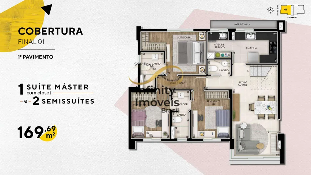 Apartamento, 3 quartos, 84 m² - Foto 3