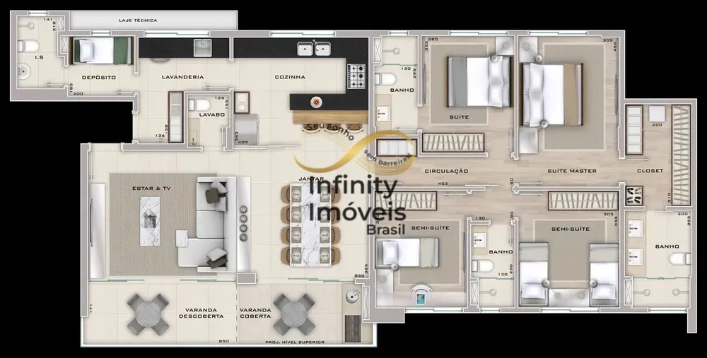 Apartamento, 4 quartos, 157 m² - Foto 1