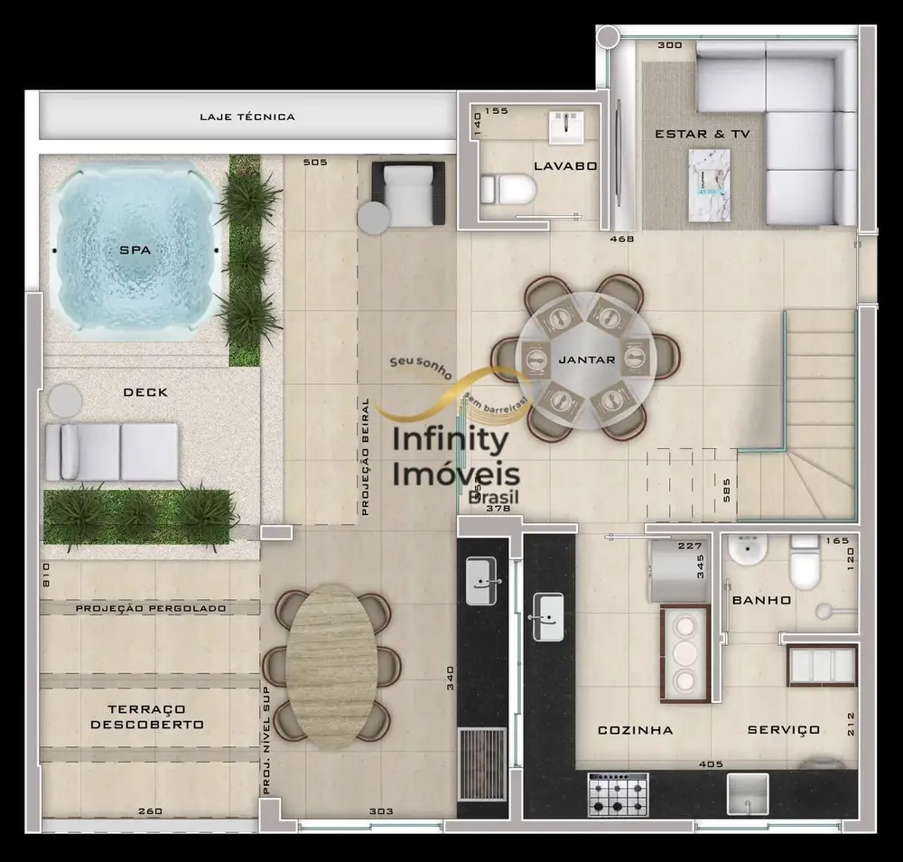 Cobertura, 3 quartos, 172 m² - Foto 4