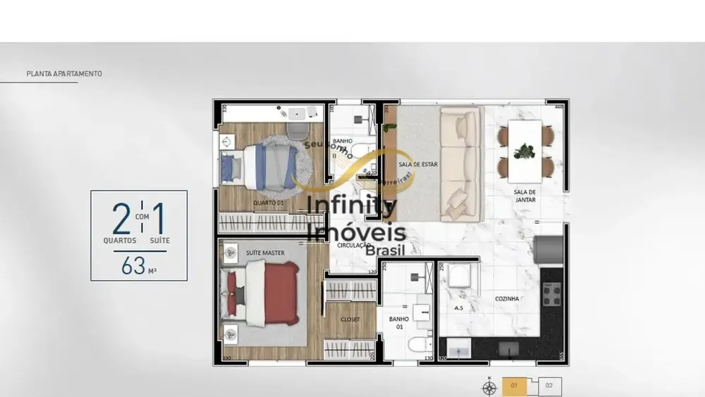Cobertura, 2 quartos, 31 m² - Foto 4