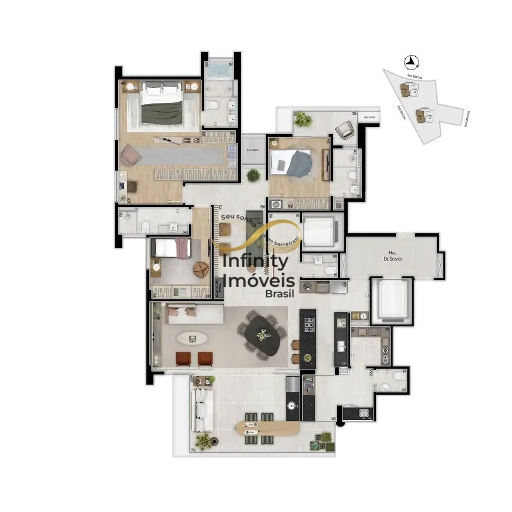 Apartamento, 4 quartos, 188 m² - Foto 4