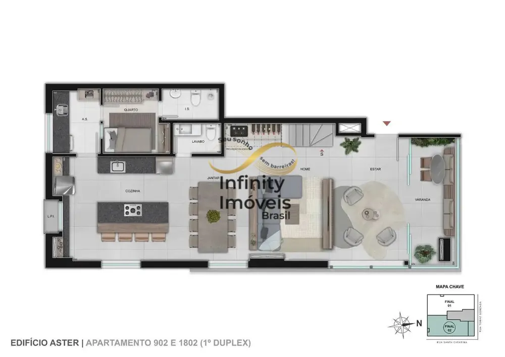 Apartamento, 3 quartos, 101 m² - Foto 2