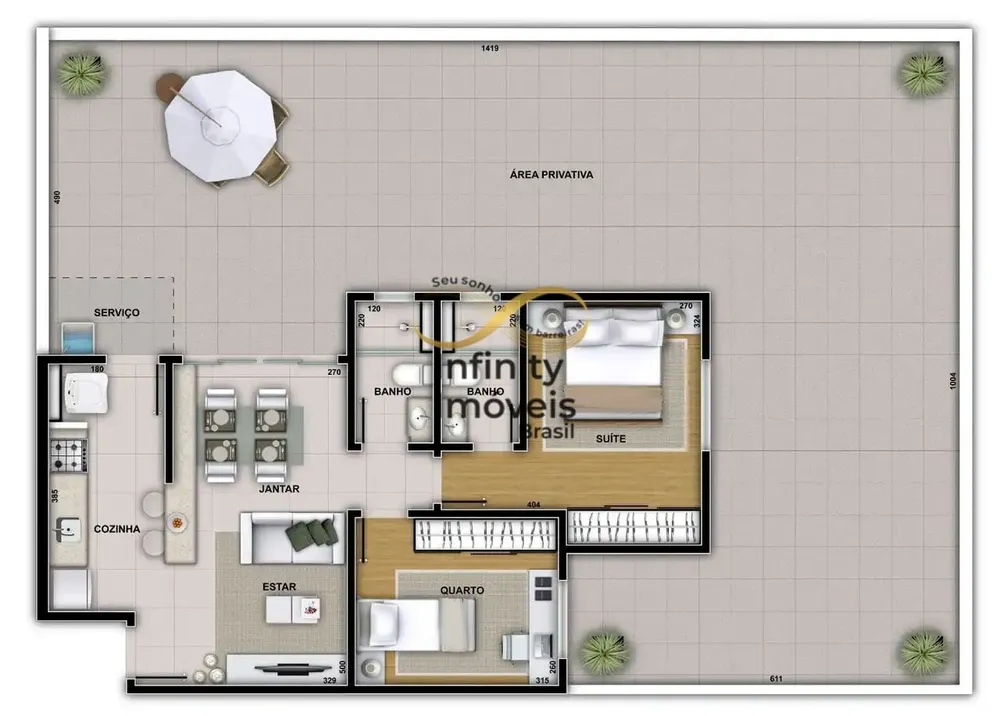 Apartamento, 3 quartos, 66 m² - Foto 2