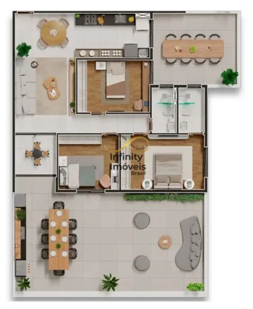 Cobertura, 3 quartos, 154 m² - Foto 4
