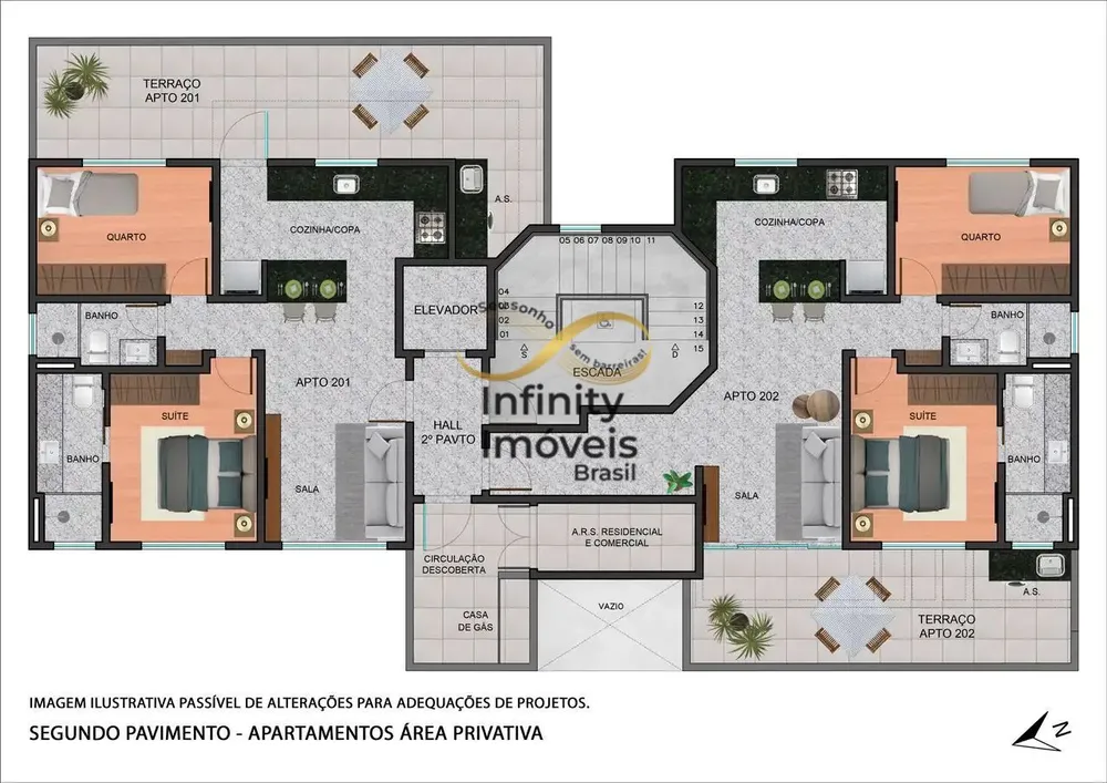 Apartamento, 2 quartos, 24 m² - Foto 4