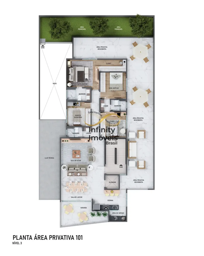 Apartamento, 4 quartos, 253 m² - Foto 2