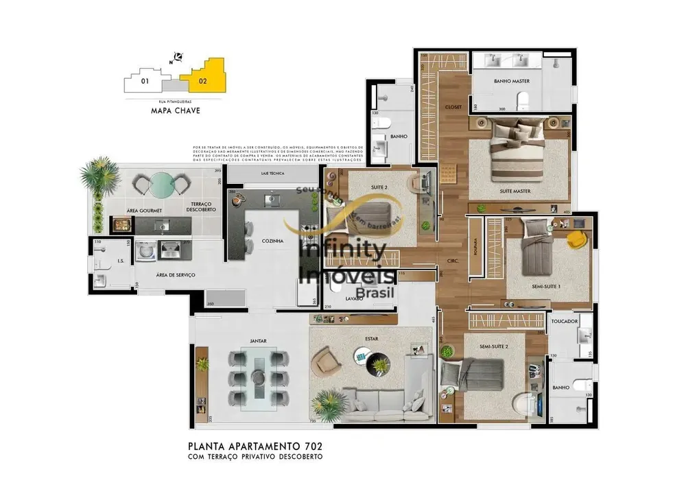 Cobertura, 4 quartos, 238 m² - Foto 4