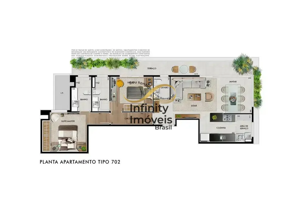 Cobertura, 2 quartos, 149 m² - Foto 3