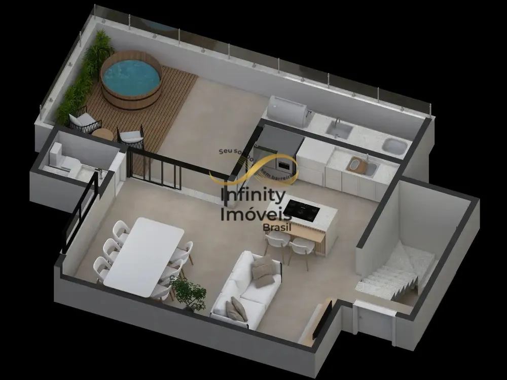Cobertura, 3 quartos, 163 m² - Foto 4