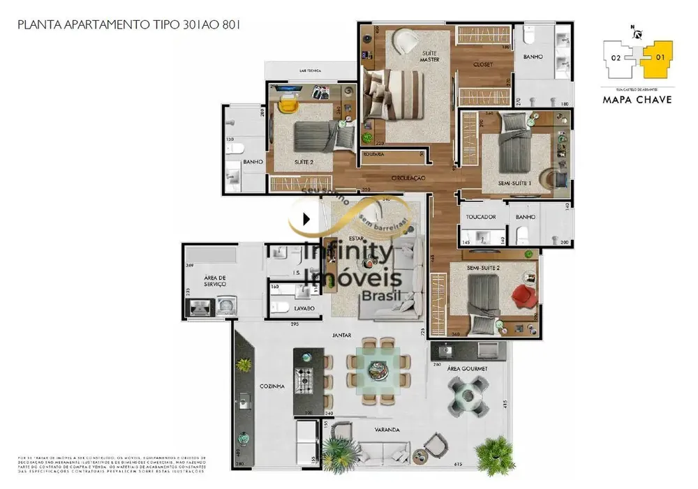 Cobertura, 5 quartos, 57 m² - Foto 3