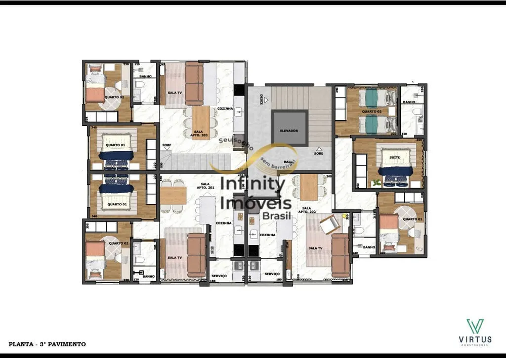 Cobertura, 2 quartos, 94 m² - Foto 1