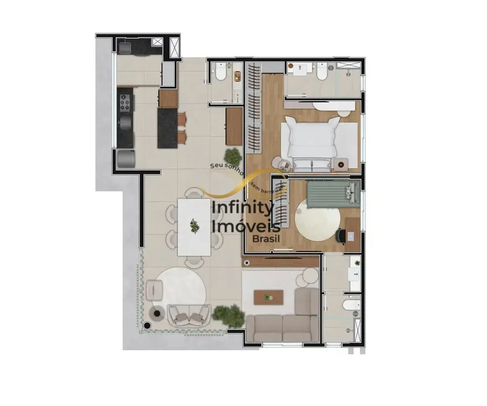 Cobertura, 3 quartos, 168 m² - Foto 4