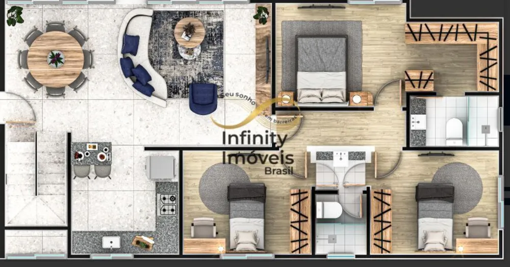 Cobertura, 3 quartos, 178 m² - Foto 3