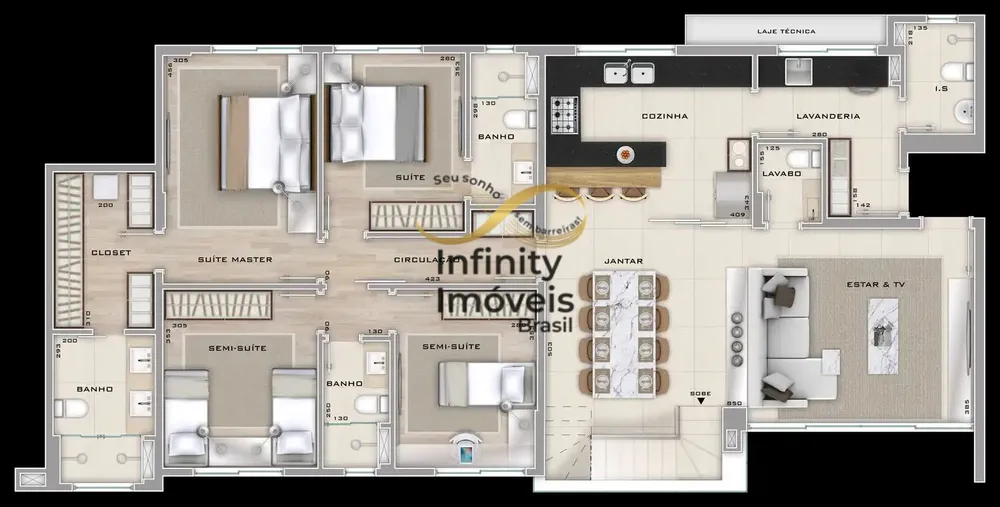 Apartamento, 4 quartos, 157 m² - Foto 3