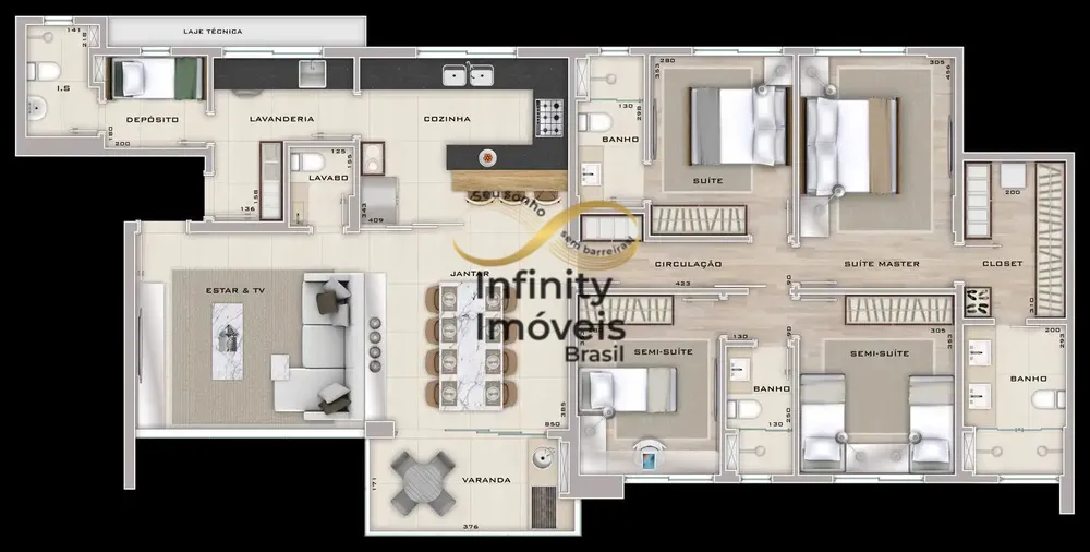 Apartamento, 4 quartos, 157 m² - Foto 4