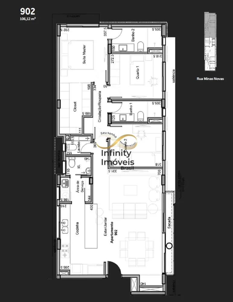 Cobertura, 3 quartos, 116 m² - Foto 4