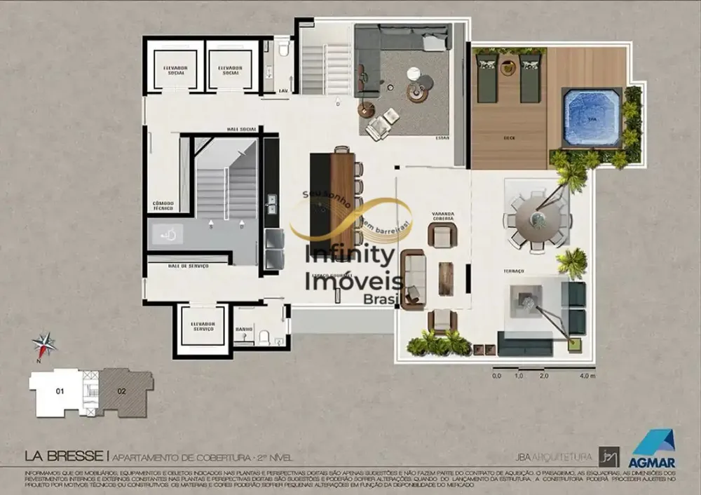 Apartamento, 4 quartos, 174 m² - Foto 4