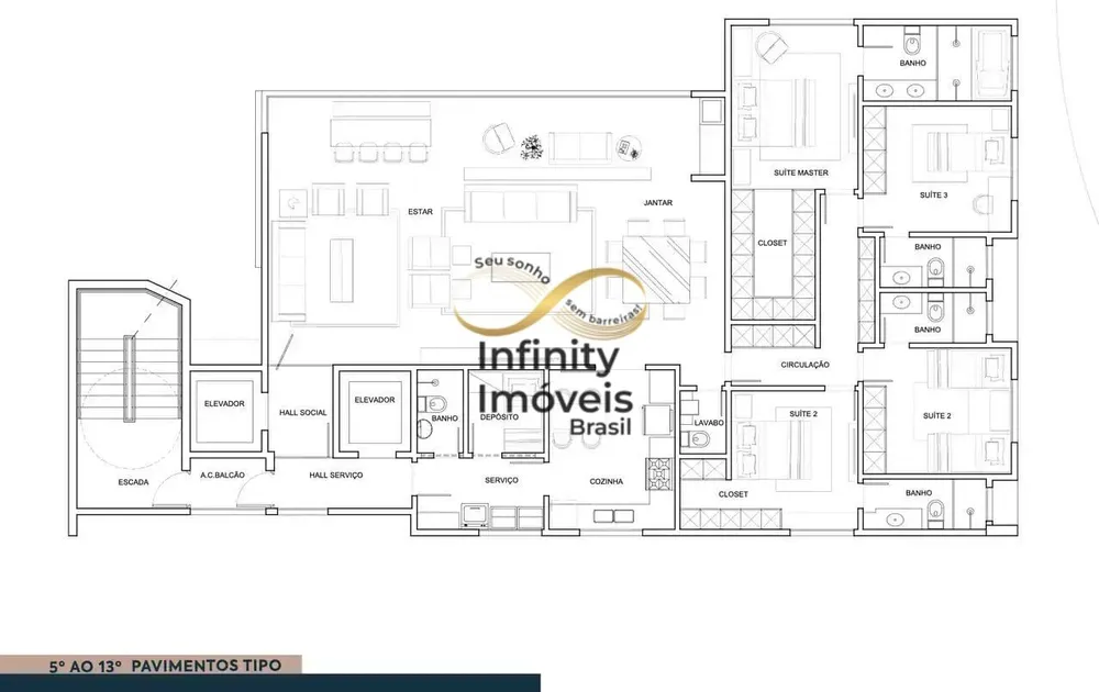Cobertura, 4 quartos, 363 m² - Foto 4