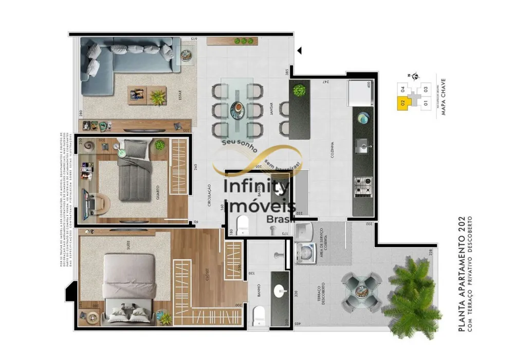 Apartamento, 2 quartos, 78 m² - Foto 4