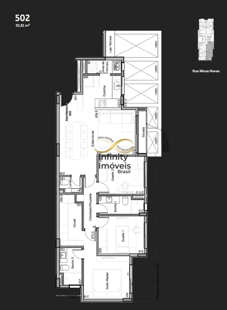 Cobertura, 3 quartos, 198 m² - Foto 3