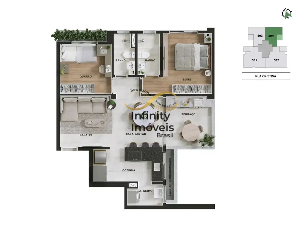 Apartamento, 3 quartos, 93 m² - Foto 4