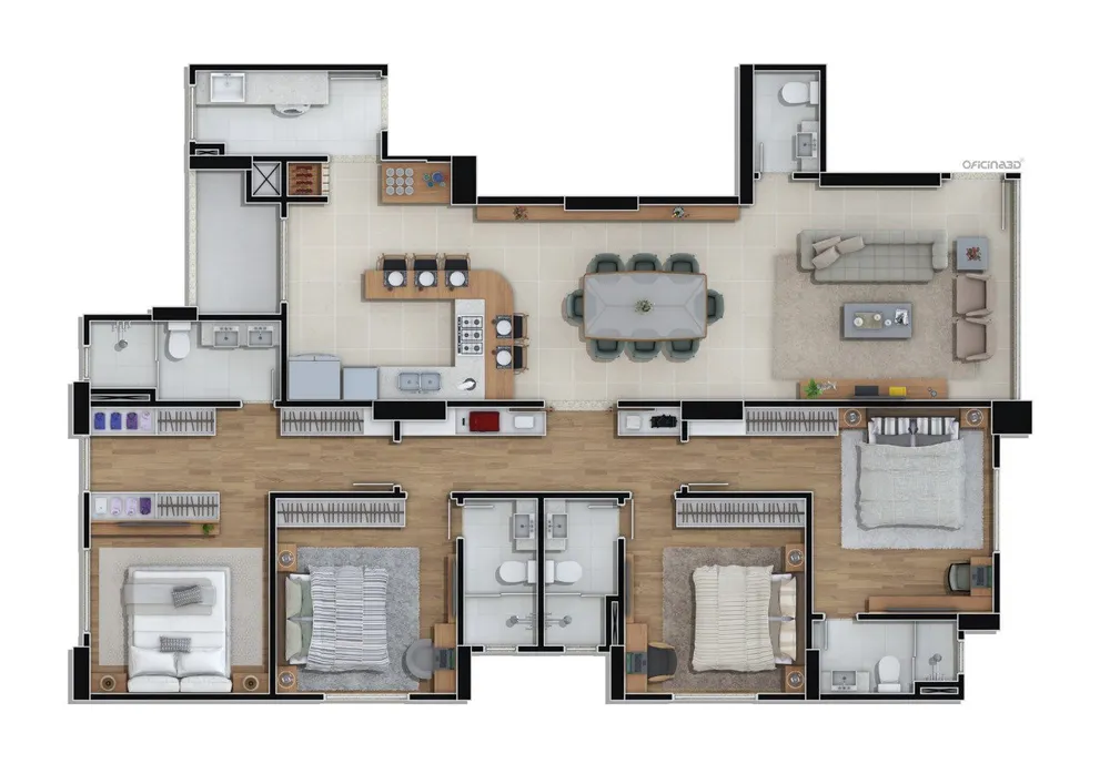 Apartamento, 4 quartos, 151 m² - Foto 3
