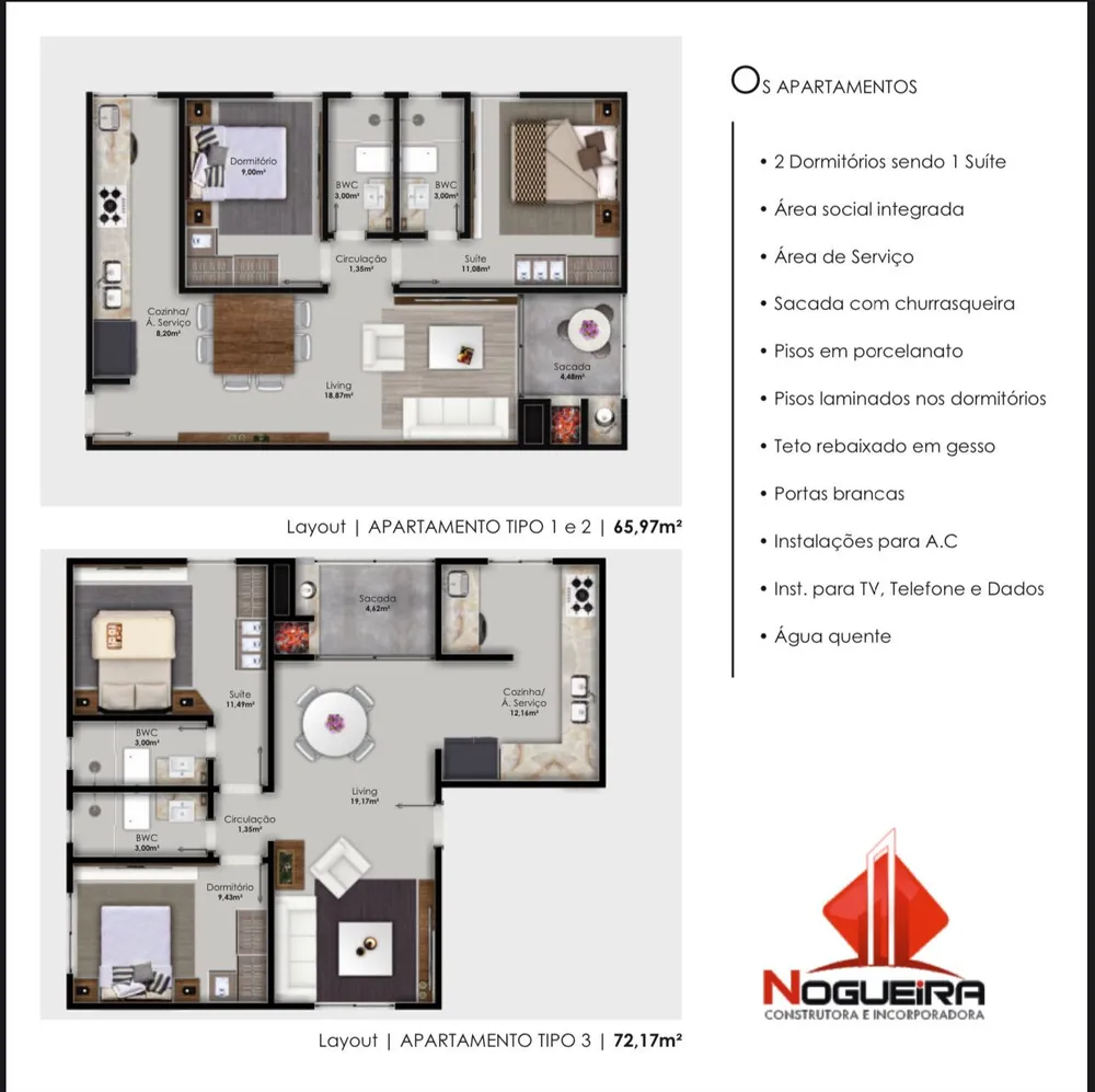 Apartamento, 2 quartos, 72 m² - Foto 4