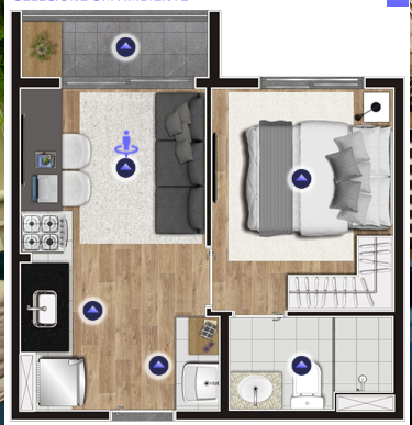 Apartamento à venda com 2 quartos, 43m² - Foto 7