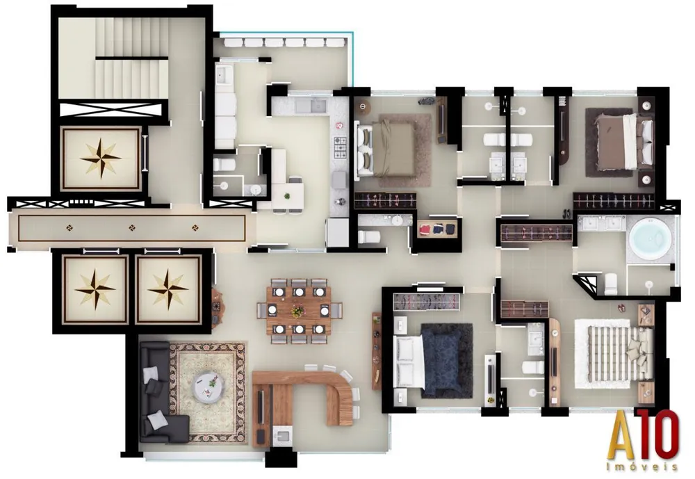 Apartamento, 4 quartos, 167 m² - Foto 6