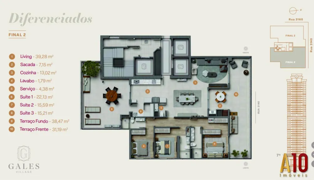 Apartamento, 3 quartos, 231 m² - Foto 5