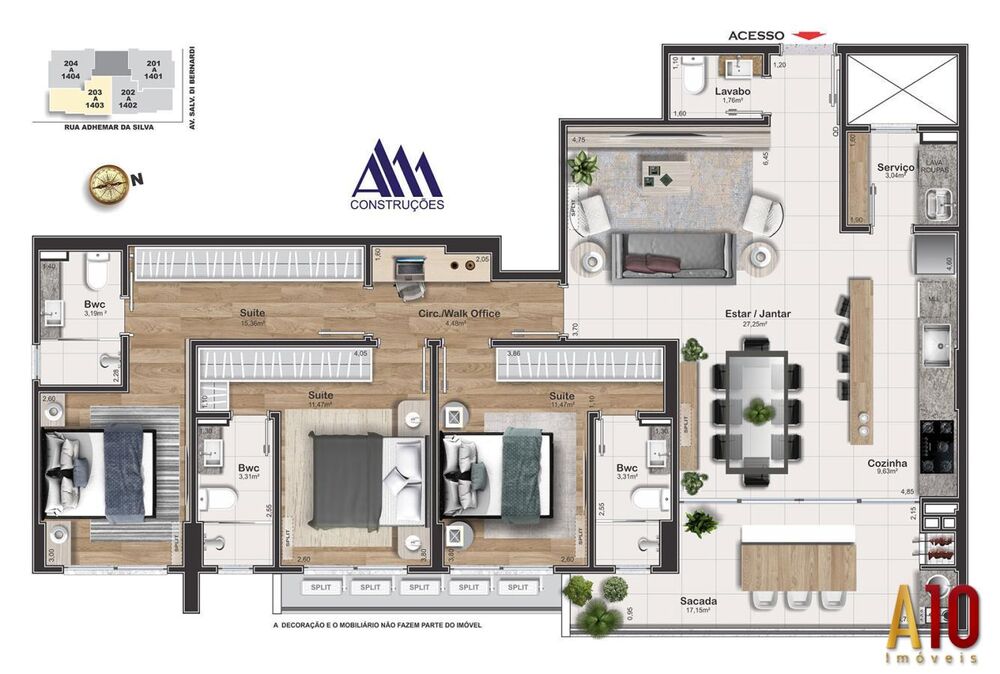 Apartamento, 3 quartos, 119 m² - Foto 12