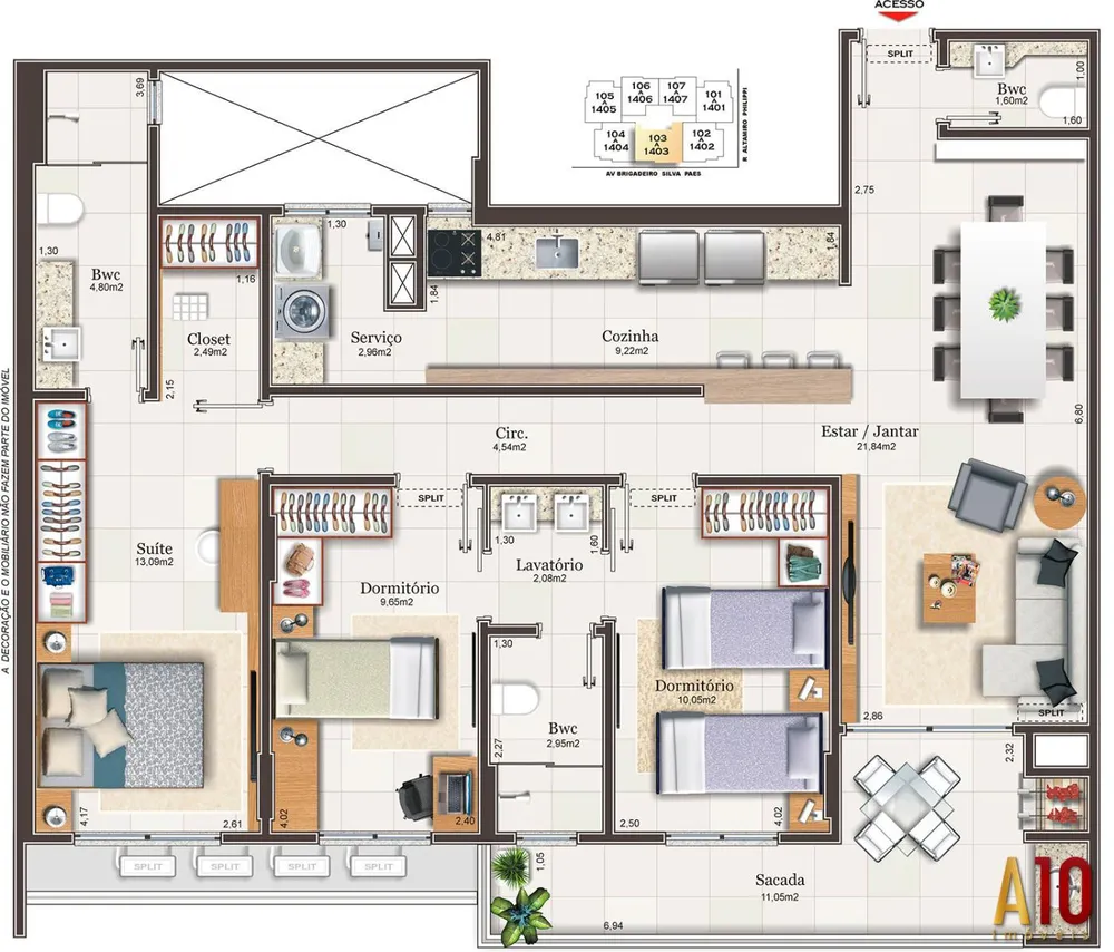 Apartamento, 3 quartos, 110 m² - Foto 16
