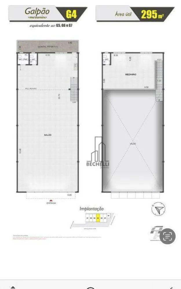 Loja-Salão, 285 m² - Foto 1
