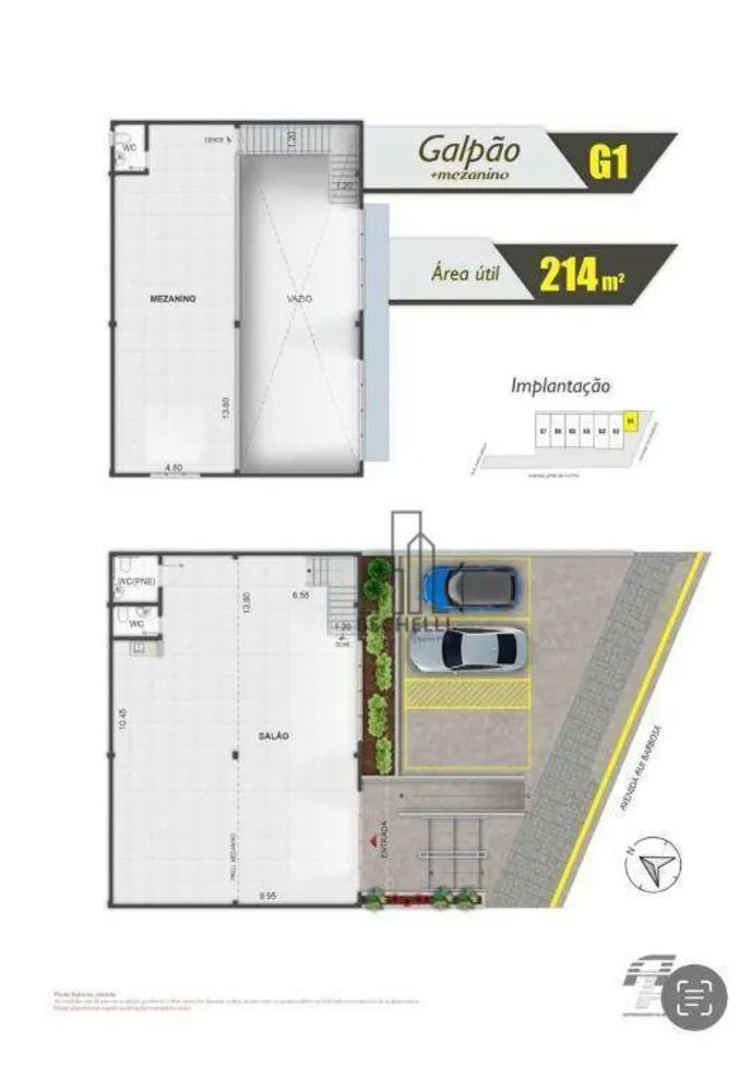 Loja-Salão, 285 m² - Foto 3