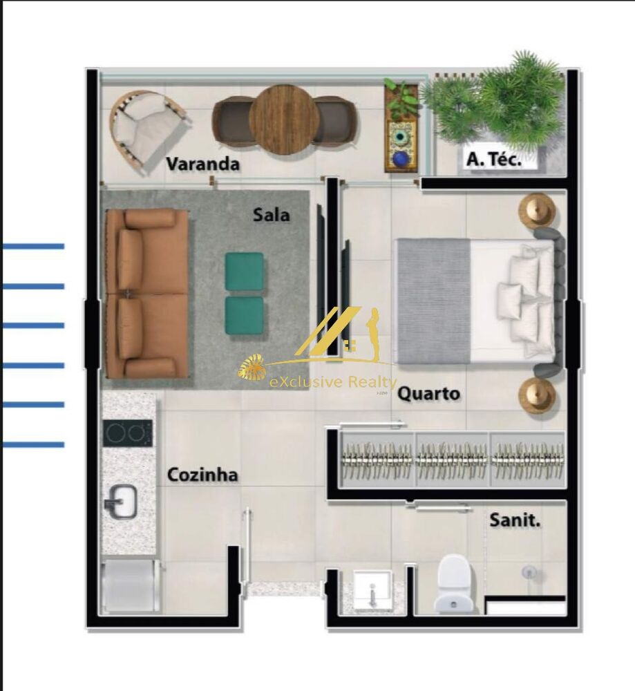 Apartamento, 1 quarto, 30 m² - Foto 12