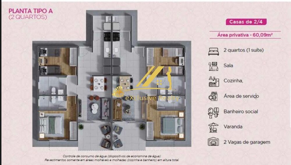 Casa, 2 quartos, 60 m² - Foto 11