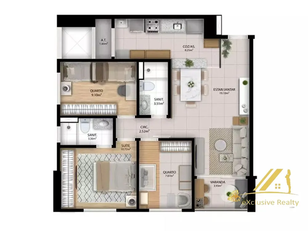 Apartamento, 2 quartos, 58 m² - Foto 16